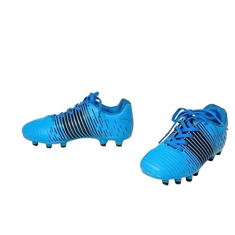 Starmex FG Firm Ground Soccer Cleats Shoes 13/31 Unisex Blue Kids Outdoor Sports
